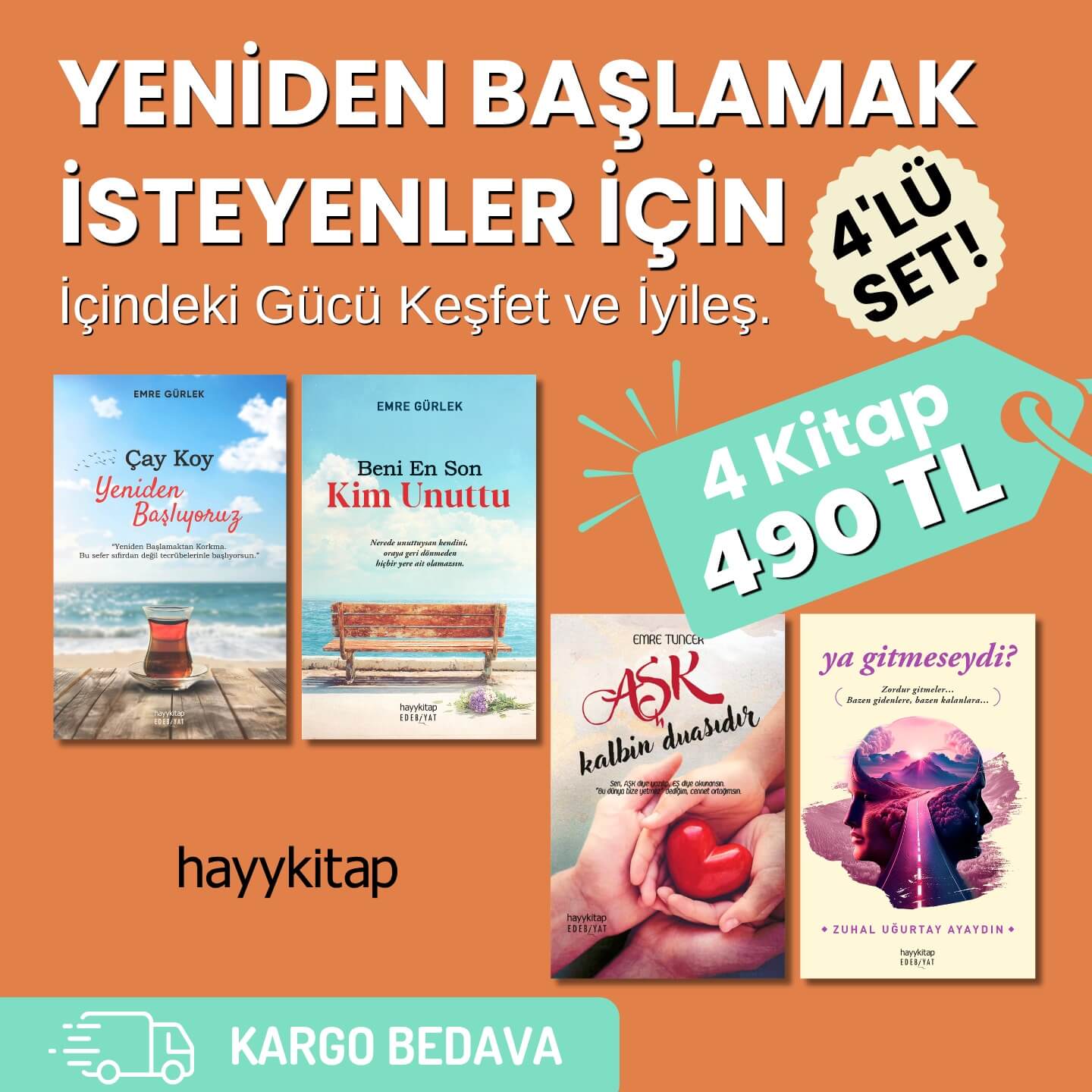 Yeniden Başlamak İsteyenler İçin 4'lü Set 