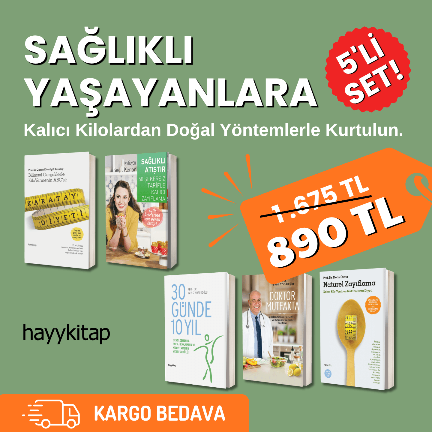 Sağlıklı Yaşayanlara 5'li Set 