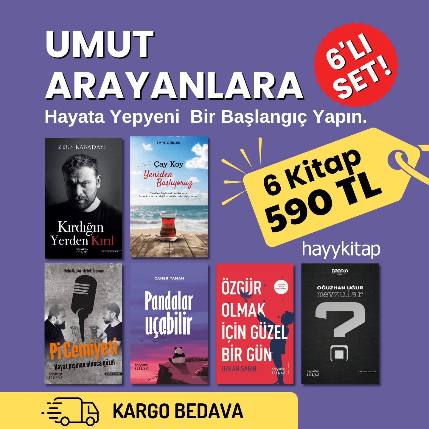 Umut Arayanlara 6'lı Set 