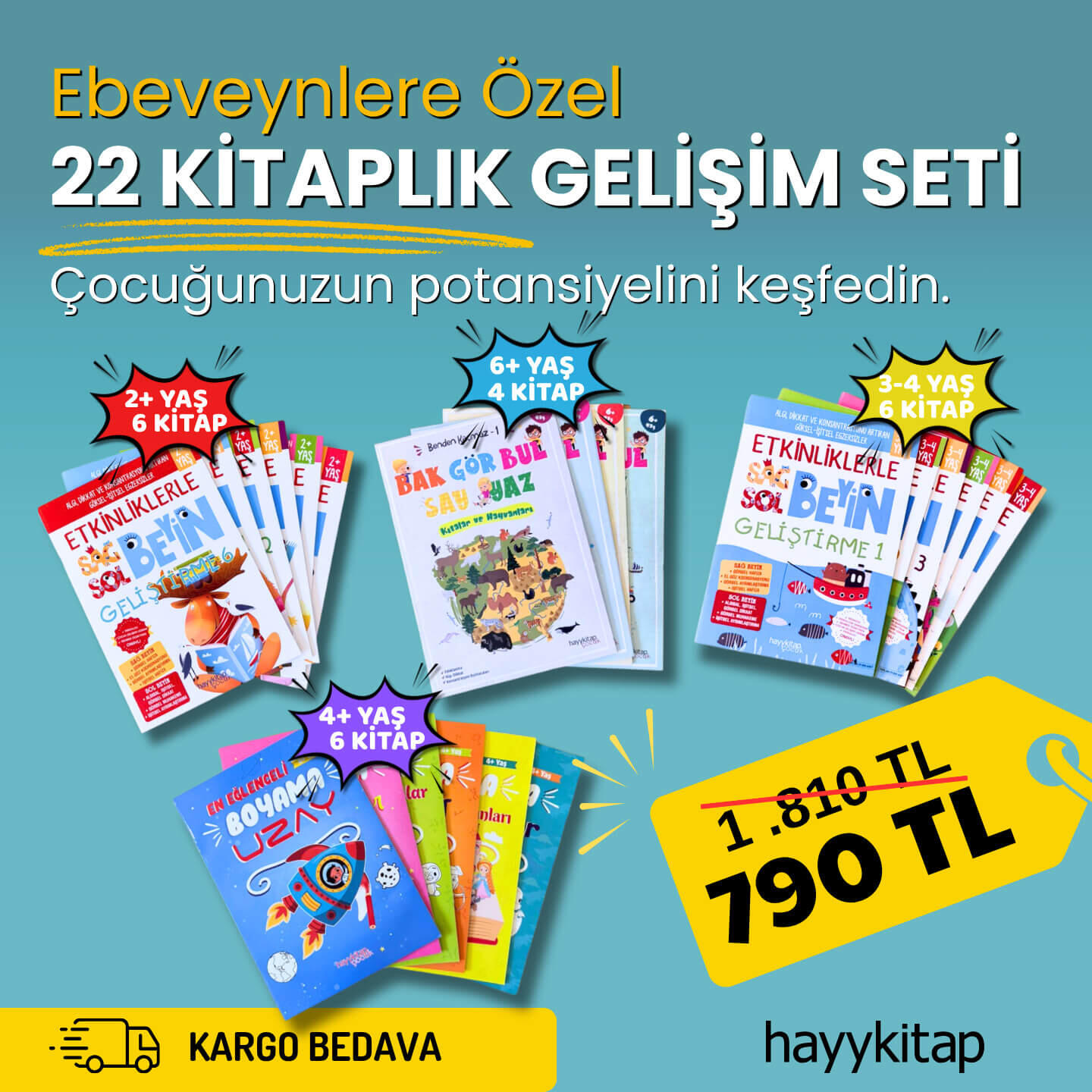 Ebeveynlere Özel 22 Kitaplık Gelişim Seti