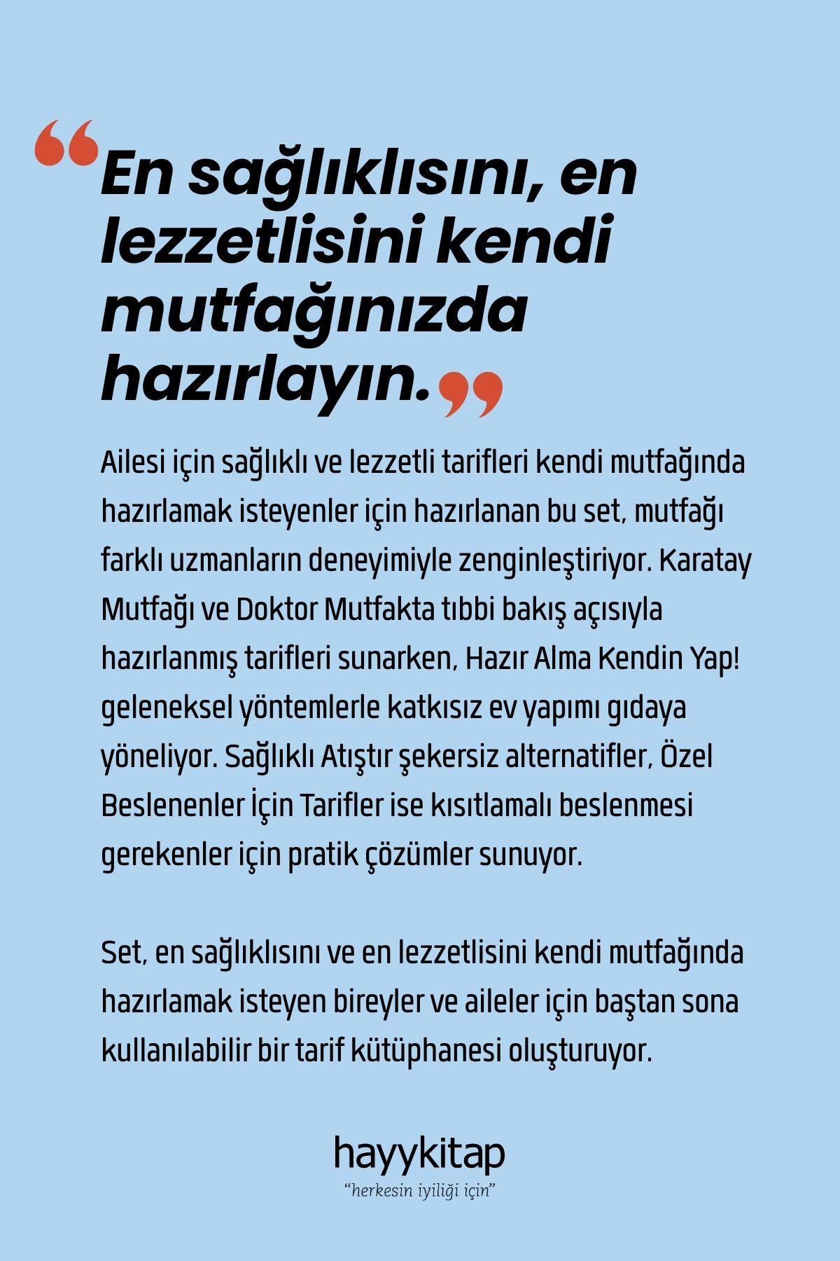 Sağlıklı Mutfak ve Beslenme Kitap Seti (5 Kitap)-2