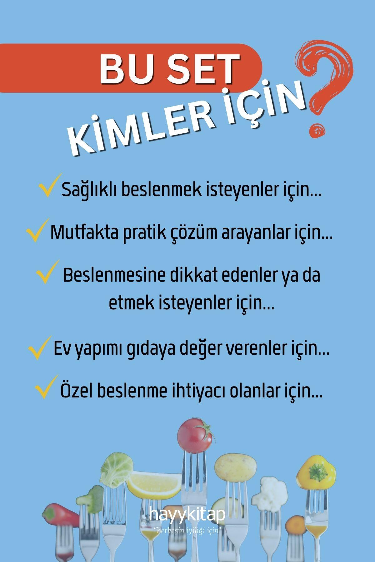 Sağlıklı Mutfak ve Beslenme Kitap Seti (5 Kitap)-3