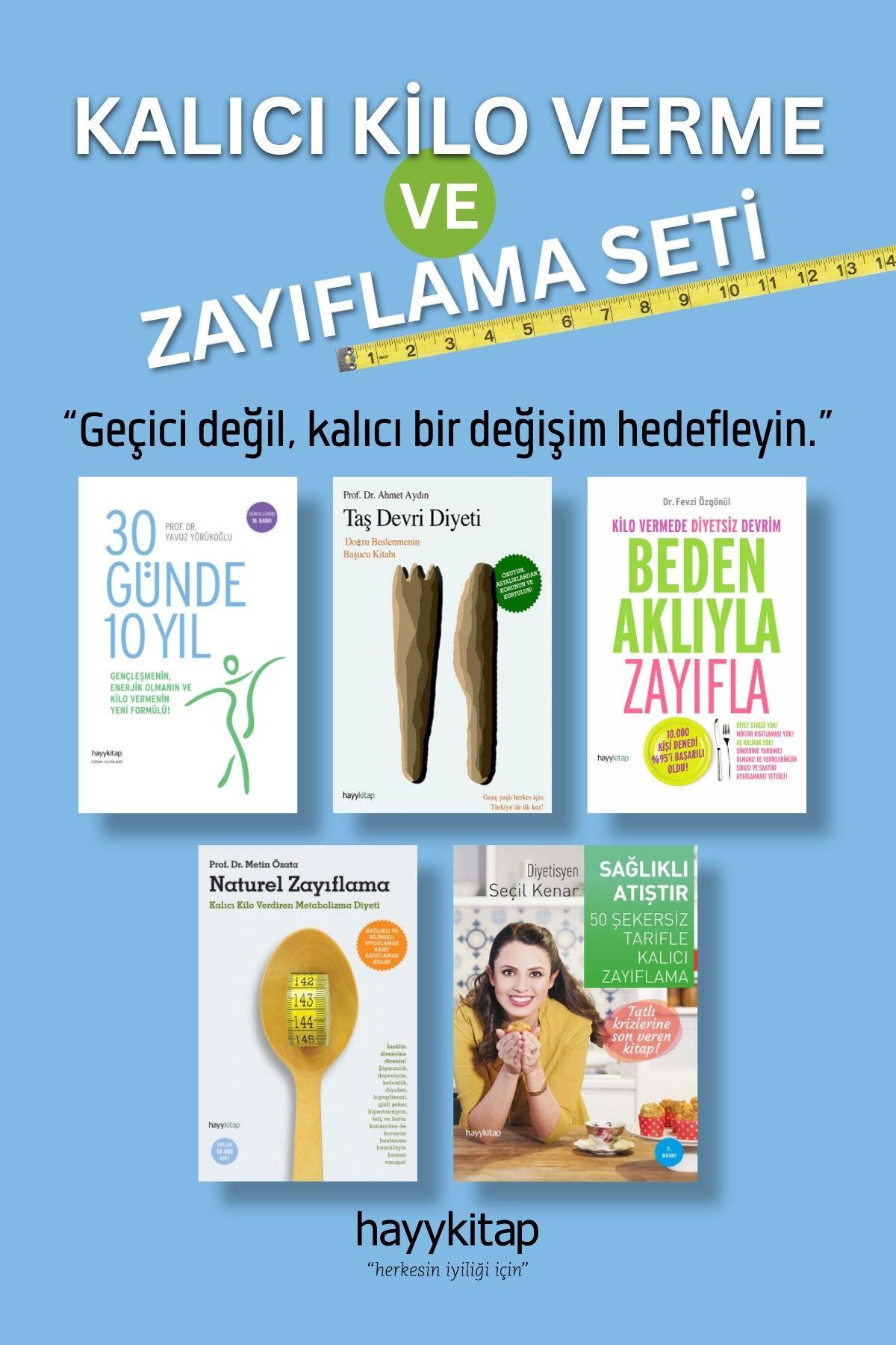 Kalıcı Kilo Verme ve Zayıflama Seti (5 Kitap)