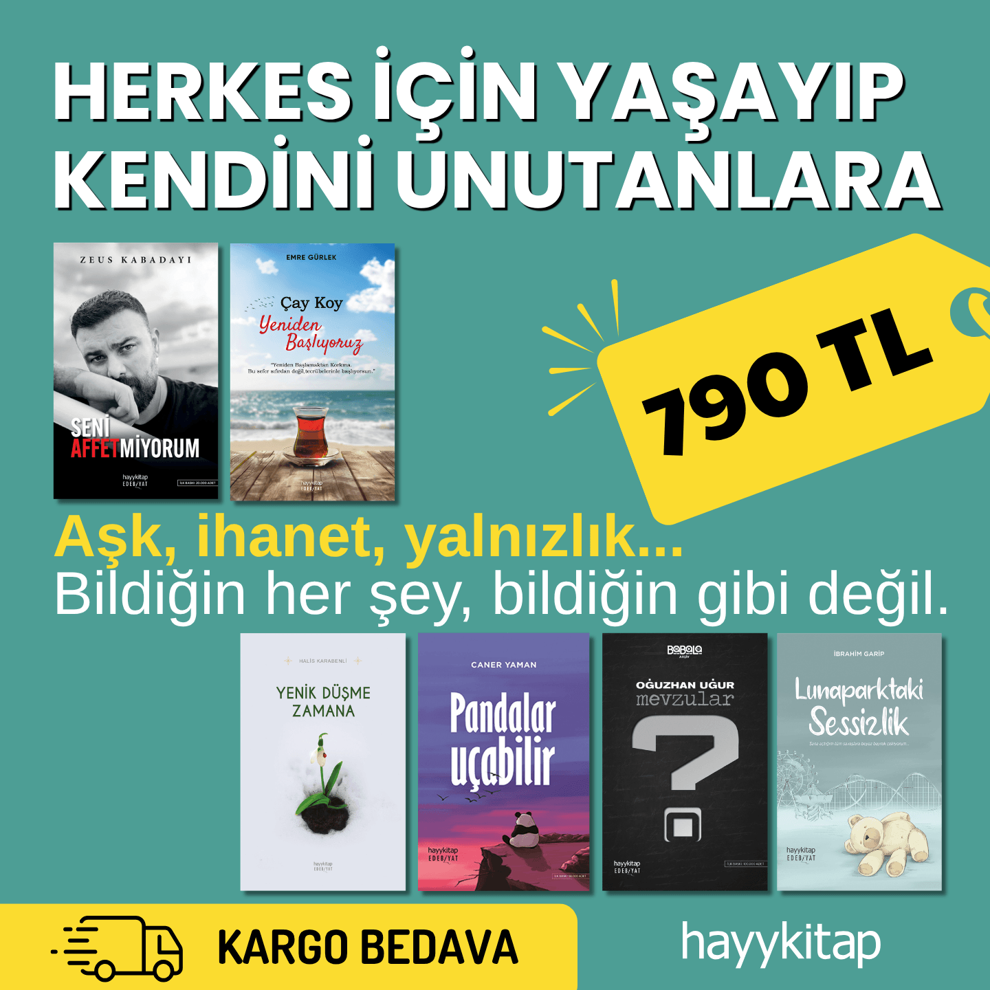 Kitap Severlere 6’lı Özel Set