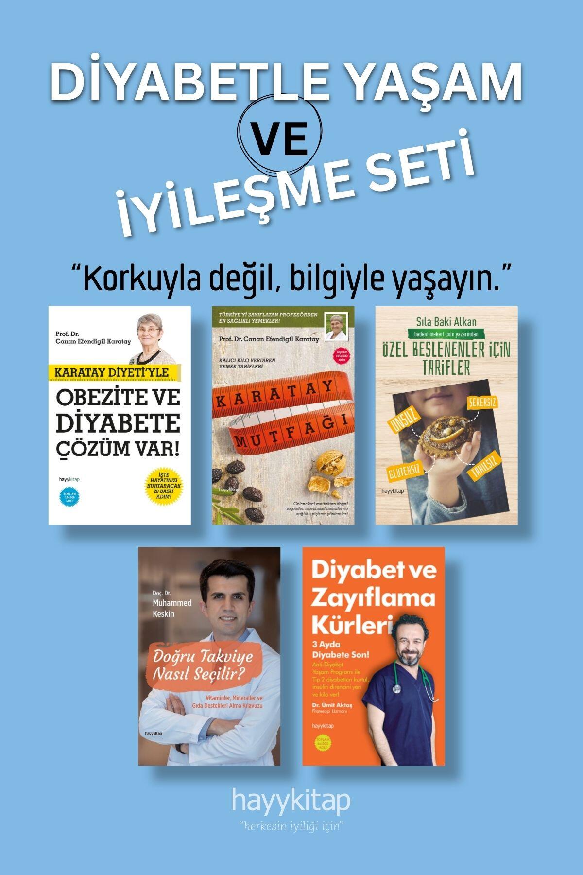 Diyabetle Yaşam ve İyileşme Seti (5 Kitap)