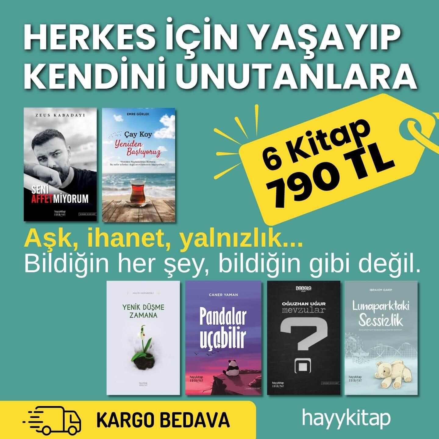 Kitap Severlere 6’lı Özel Set