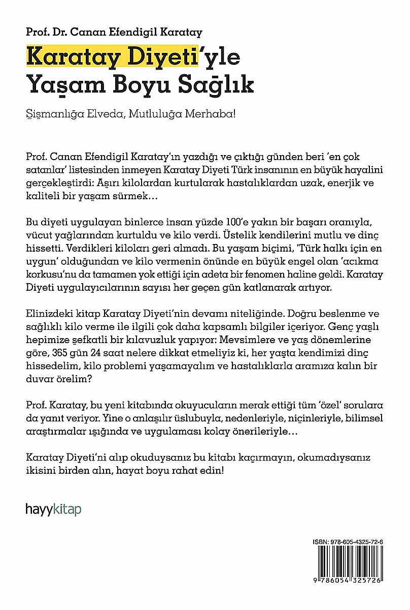 Karatay Diyetiyle Yaşam Boyu Sağlık - 2
