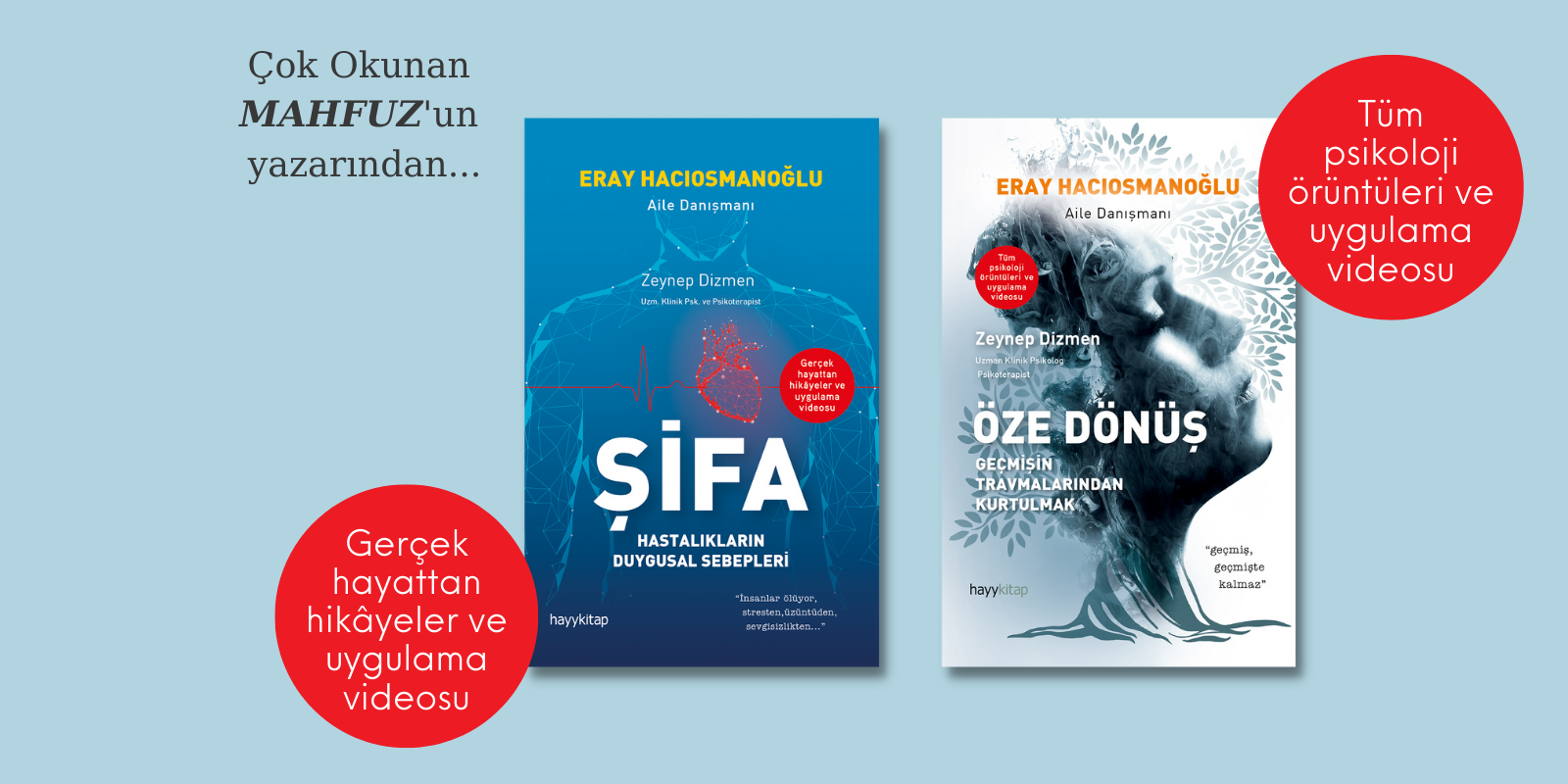 Aile Danışmanı Eray Hacıosmanoğlu'ndan iki yeni kitap...